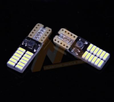 China 2017 auto car lights 194 w5w 24 smd 4014 canbus t10 led MVP-T10244014C1 for sale