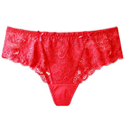 China Newly Design Breathable Suitable Ladies Sexy Lace Plus Size Women's Panties for sale