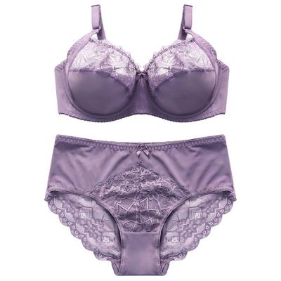 China Women's Comfortable Breathable Popular Breathable Two Piece Bra Sets Sexy Women Underwear Set for sale