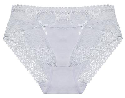 China Special Design Size Sustainable Fashionable Plus Size Womens Lace Panties Breathable Underwear for sale