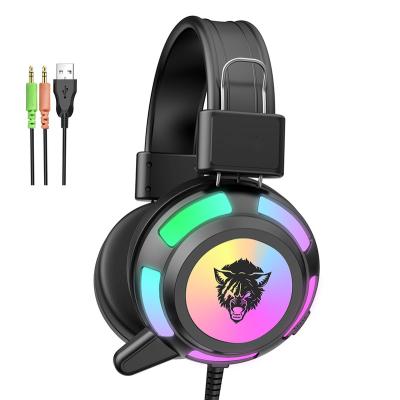 China Comfortable Hot Selling 7.1 Channel Over-ear Computer Gaming Headset And Earphone for sale