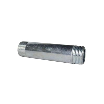 China Steam Galvanized Carbon Steel Pipe Nipple NPT BSPT Threaded Pipe Nipple Pipe Nipple for sale