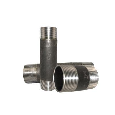 China Custom Galvanized BSI Nipple Carbon Steel Pipe Nipple With NPT Thread for sale