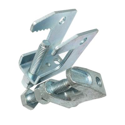 China Suitable for pipe lines connect of water casting malleable iron steel beam high quality galvanized pipe clamp 10MM for sale