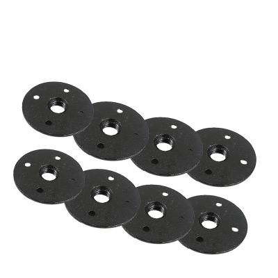 China Home Decoration Steel Pipe Flanges And Fittings Ductile Iron Fpt Floor Flange Gi Socket Flanged Black Weld Flange for sale