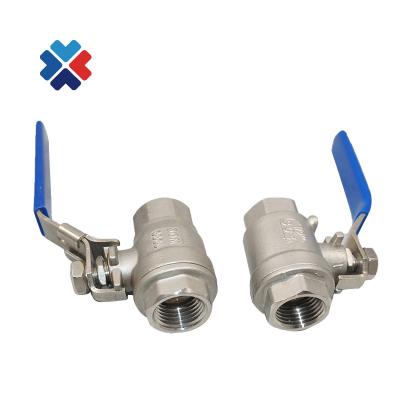 China General Ball Valve One Way Water Valve 304 316 Female Thread DN15 Half Inch Half Inch 1000 PSI Stainless Steel Dog Normal Temperature for sale