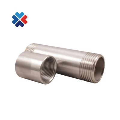 China Petroleum Customized Stainless Steel Pipe Fittings High Quality Internal Threaded Nipple for sale