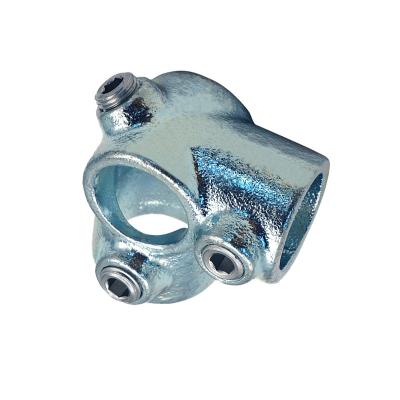 China Pipe Fittings High Quality Structural Pipe Barrier Fittings Cast Iron Hot Dipped Galvanized Pipe Clamp Fittings Elbow Side Outlet Elbow for sale