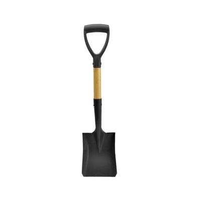 China Farming Shovel IN STOCK Natural Varnished Wooden Handle Shovel Cultivating Shovel for sale