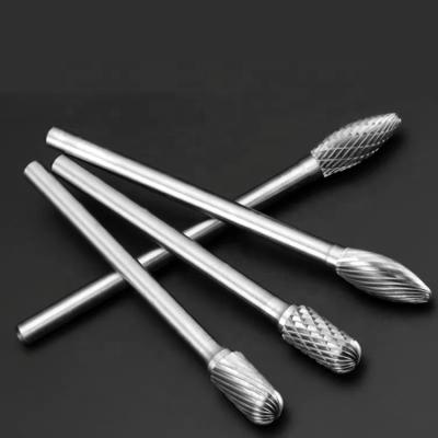 China Tungsten Carbide Factory Supply Long Shank Tungsten Carbide Rotary Burrs Burrs for sale