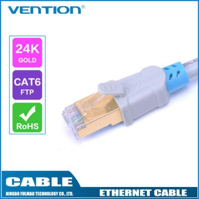 China Verbindungskabel-Kabel RJ45 Cat6a Doppel-schirmte Lan-Kabel 0.75m - 40m Monomode-/in mehreren Betriebsarten ab zu verkaufen