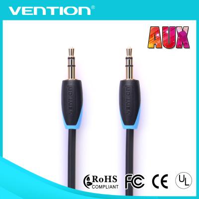 China Cable de audio auxiliar del cable de audio aux. del chapado en oro 3.5m m para el coche velocidad de los 0.75m - de los 5m en venta