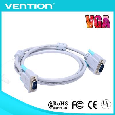 China PC 1m VGA Monitor Extension Cable Male to Male Cord Cable for Projector / Computer 1m - 5m for sale