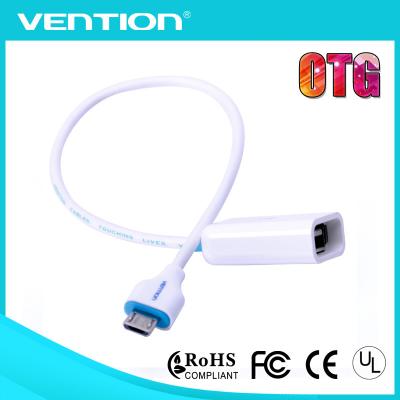 China Branco 6 cabo de USB OTG do pé micro ao homem do Usb 2,0 ao cabo fêmea à venda