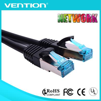 China Black Crossover Cat5e Ethernet Cable Speed For Ethernet Router Switch / PC for sale