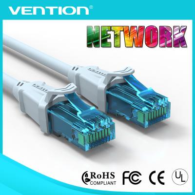 중국 남성 PVC 재킷 케이블 20M에 남성 파란 RJ45 CAT 5 이더네트 헝겊 조각 케이블 판매용