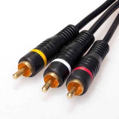 Chine Câble visuel audio de 3 RCA à vendre