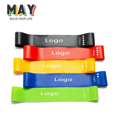 China Wholesale High Quality Custom Home Exercise Logo Exercise Latex Resistance Bands for sale