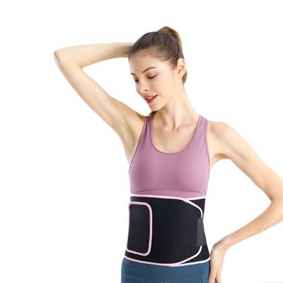 China Detachable Thick Pink Women's Waist Trainer Shaper Antibacterial Fat Burning Wholesale Compression Belt for sale