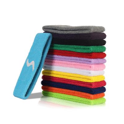 China 2020 fashion manufacturers supply basketball wholesale cotton tennis fitness sports towel hair fashion sweat-absorbent elastic band for sale