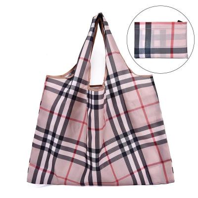 China Bagreusable Bagreusable Handled Eco Friendly Foldable Shopping Shopping Bags Large Capacity Handbags Oxford Cloth for sale