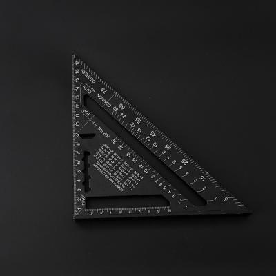 China Durable triangle ruler set, aluminum square ruler for sale