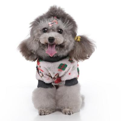 China New High Quality Warm Decorative Pet Sweater Lovely Winter Pet Dog Stocked Comfortable Overalls for sale