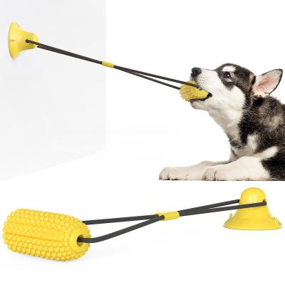 China Viable Indestructible Interactive Tooth Movement Pet Toy Sucker Corn Molar For Cleaning Dogs Cleaning Dogs for sale