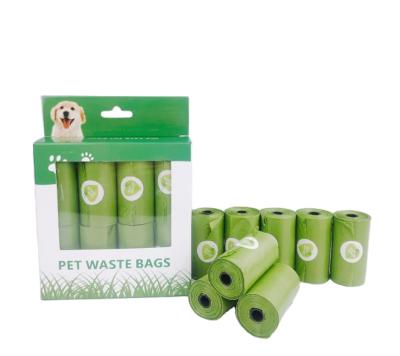 China Amazon Sustainable Top Degradable Poop Bag For Outdoor Dog PBAT PLA Cornstarch Eco - Friendly for sale