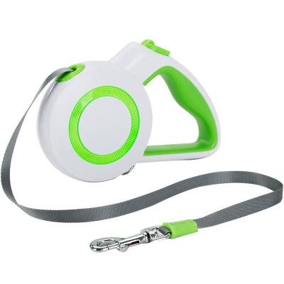 China High Quality Customizable Small and Medium Dog Retractable Nylon Dog Leash DETACHED with Hook Glowing in Dark Dog Leashes for sale