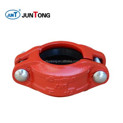 China Ductile UL Listed Grooved Pipe Fittings Mechanical Coupling Pipe Joint for sale