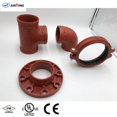 China Connect Pipes FM UL Approved Grooved Rigid Flexible Fittings Coupling for sale