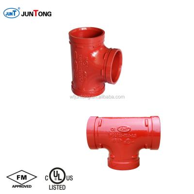 China Fire Fighting System FM UL Approved Barbed Pipe Fitting / Barbed Tee for sale