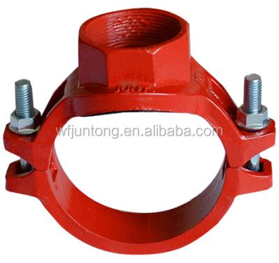 China Malleable Ductile Iron Ductile Iron Mechanical Tee Grooved End Pipe Fitting for sale