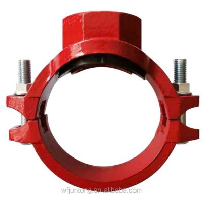 China Malleable Ductile Iron FM&UL Approved Ductile Iron Grooved Fittings / Coupling / Tee / Rigid Grooved Elbow / Mechanical Tee for sale