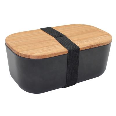 China 1100ml 2020 Sustainable Bamboo Lunch Boxes Bpa Free Fiber Eco Friendly for sale