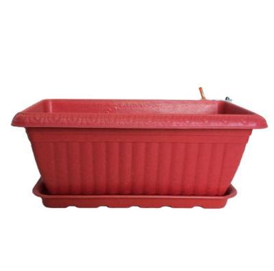 China Europe Top Quality Flower Pots Biodegradable Promotional Red Flower Pots Large Size Outdoor for sale