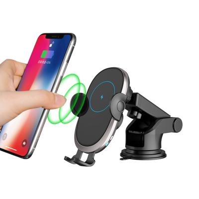 China Car Phone Holder/Global Smart Bridge 10W Sensor Car Phone Holder Wireless Charger Fast Charging Universal Wireless Chargers Car Holder for sale