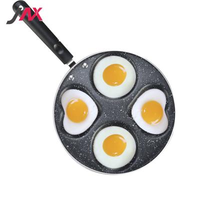 China Induction Cooker Hot Selling Food Cooking Panel Frying Egg Iron 24cm Non Sticky Omelet Pan for sale