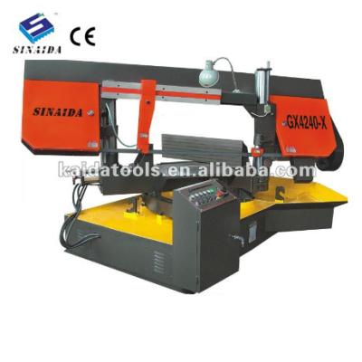 China Horizontal Horizontal Pipe Cutting Band Saw Machine 45 Degree 60degree Angle Cutting Machine for sale