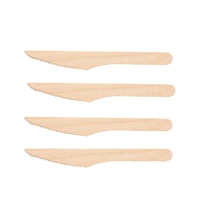 China Best Selling Good Quality Birch Wood Disposable Wooden Knife for sale