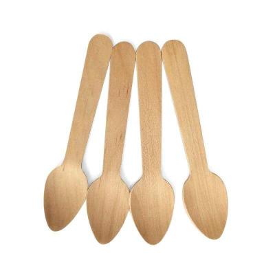 China Sustainable 100% Natural Biodegradable Wooden Ice Cream Scoop for sale