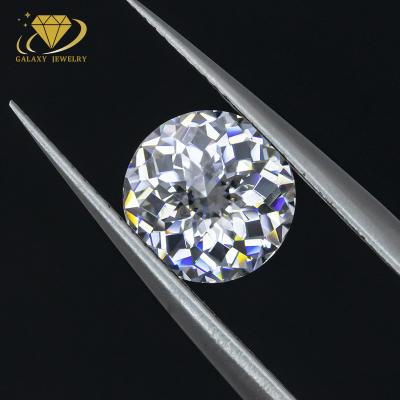 China Color Play or Fire Galaxy Jewelry Wholesale Jubilee Cut Moissanite Diamonds DEF White Color VVS Round Loose Moissanite Stone for sale