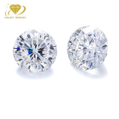 China Color Play or Fire 9 Hearts 1 Flower Moissanite Stones Round VVS Moissanite GRA Certificate DEF Diamond  For Ring for sale