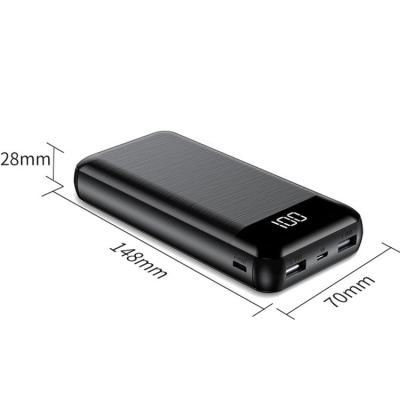 China 2021 Fast Charging Support Products OEM Portable Wholesale Portable Mini Power Bank 20000mah Fast Charging Bank for sale