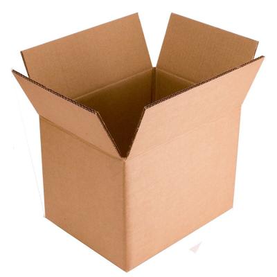 China Recycled Materials Logo Brown Packaging Boxes Custom Cardboard for sale