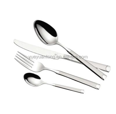 China 72pcs Stainless/Inox Sustainable Hot Selling Silver Plated Cutlery Set With Leather Case for sale