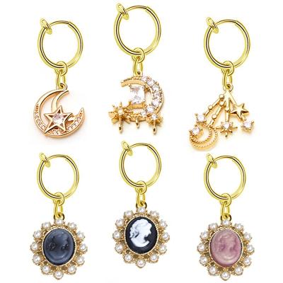 China Cute New Design Silver Plated Colorful Swan No Piercing Belly Ring Clip On Belly Ring Jewelry for sale