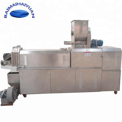 China Soybean Extruder Machine 500kg Textured Soy Protein Soybean Chunks Making Machine for sale