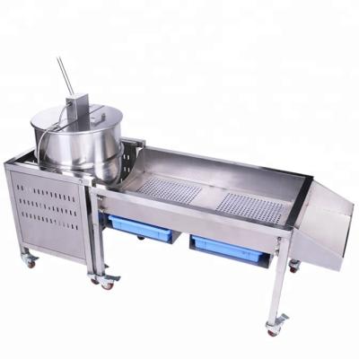 China Snack Factory 2020 NEW TECH HAIYUAN 18kg/h Commercial Gas Popcorn Machine for sale